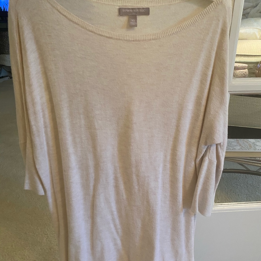 Cream sweater